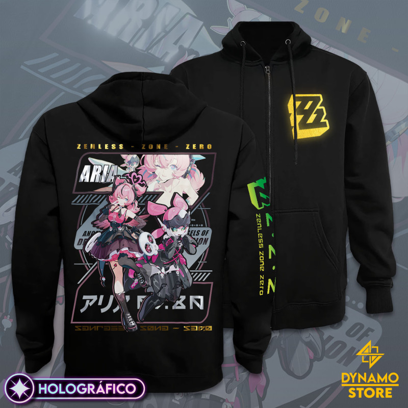 Aria Discordant Note - Zenless Zone Zero - Poleron Holográfica - MYTHRIL PRINT