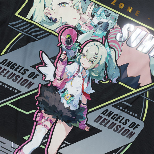 Sunna - Zenless Zone Zero - Polera Holográfica - MYTHRIL PRINT