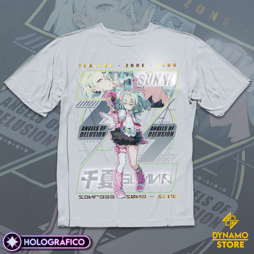 Sunna - Zenless Zone Zero - Polera Holográfica - MYTHRIL PRINT