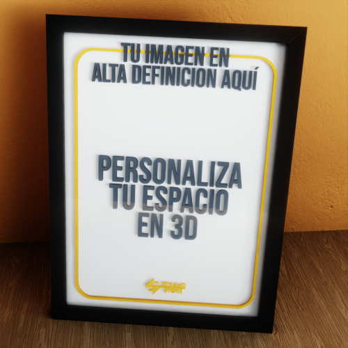 Cuadro 3D Personalizado -...