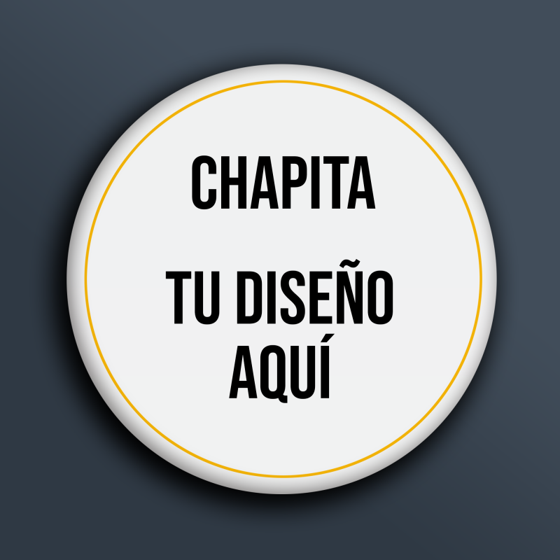 Chapita - 5.8cm - Personalizada
