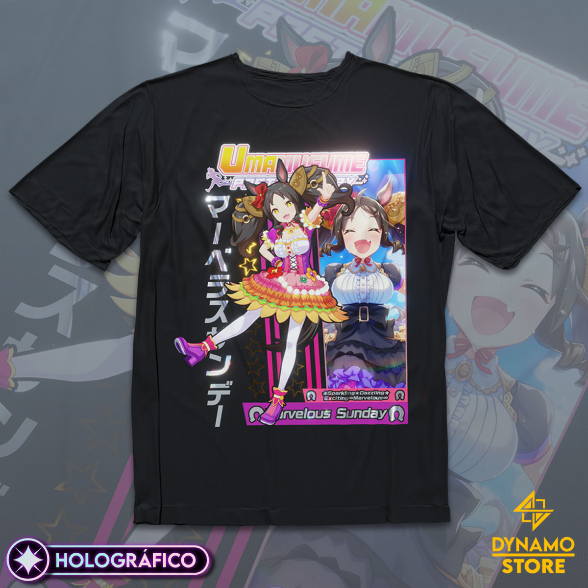 Marvelous Sunday - Umamusume - Polera Holográfica