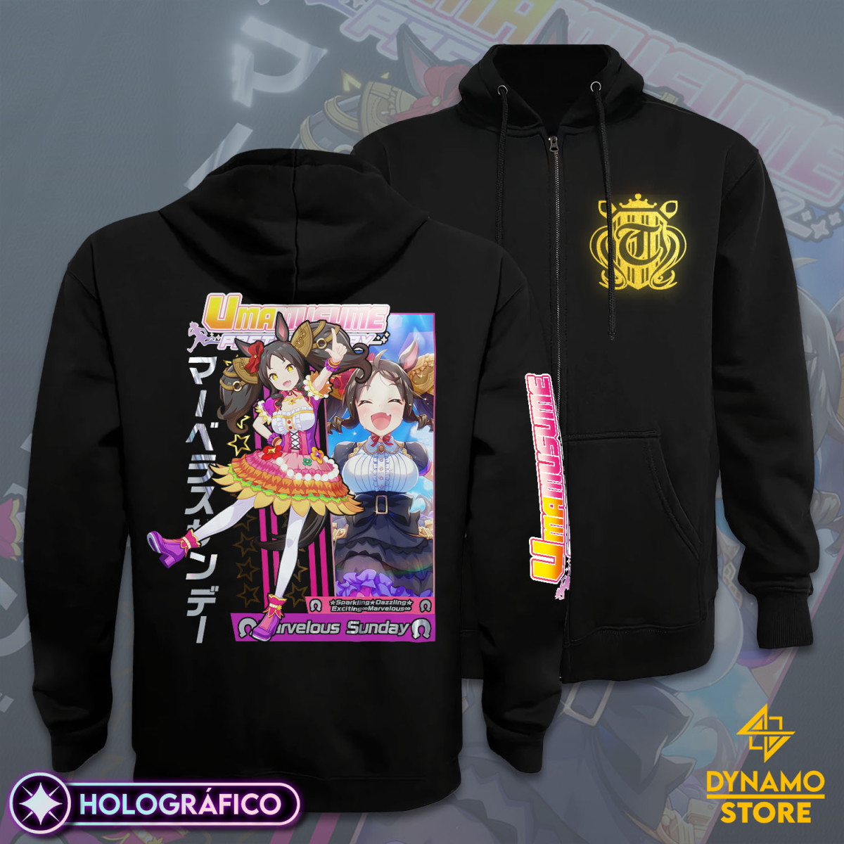 Marvelous Sunday - Umamusume - Poleron Holográfica