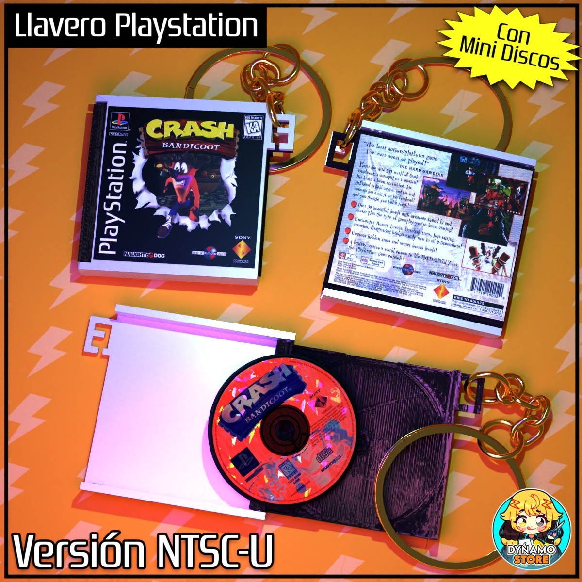 Crash Bandicoot - Llavero PSX