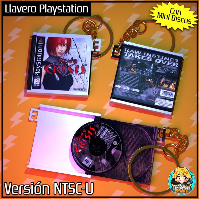 Dino Crisis - Llavero PSX