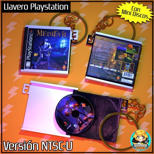 Medievil - Llavero PSX