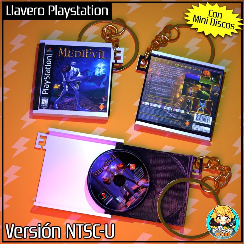 Medievil - Llavero PSX