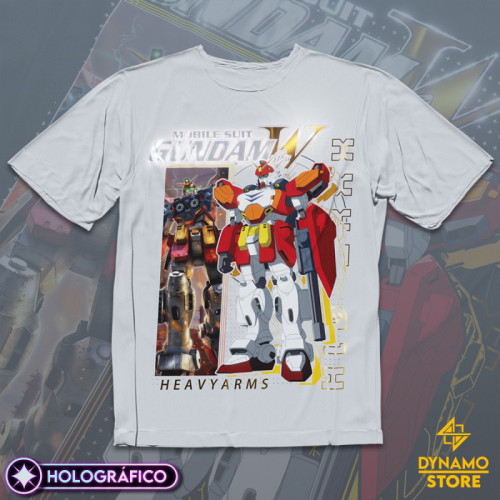 XXXG 01H Gundam Heavyarms - Mobile Suit Gundam Wing - Polera Holográfica - MYTHRIL PRINT