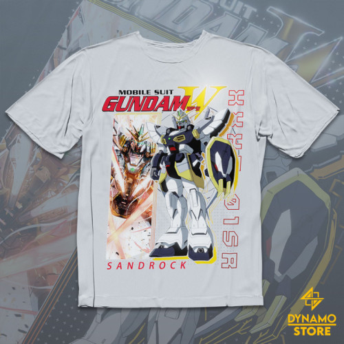 XXXG 01SR Gundam Sandrock - Mobile Suit Gundam Wing - Polera - MYTHRIL PRINT