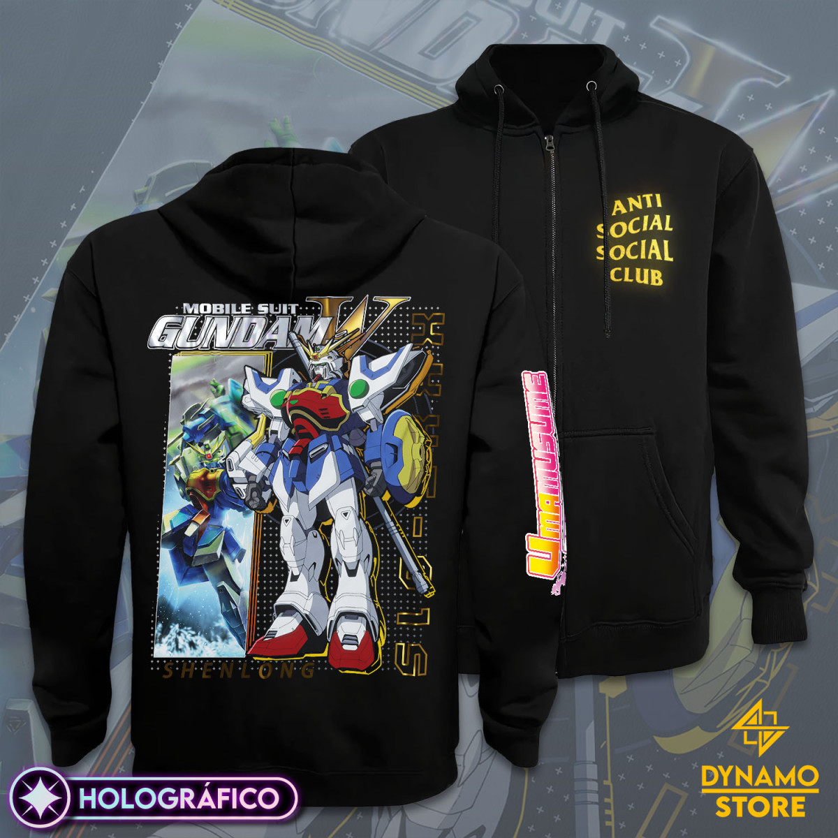 XXXG 01S Shenglong Gundam - Mobile Suit Gundam Wing - Poleron Holográfica - MYTHRIL PRINT