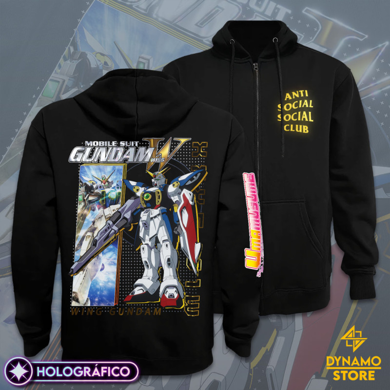 XXXG 01W Wing Gundam - Mobile Suit Gundam Wing - Poleron Holográfica - MYTHRIL PRINT