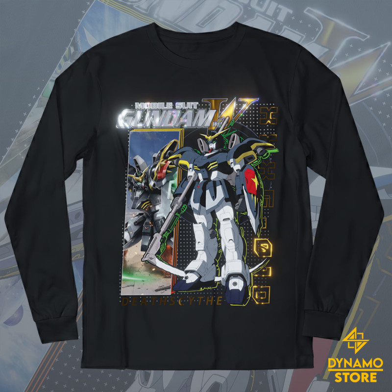XXXG 01W Wing Gundam - Mobile Suit Gundam Wing - Polera Manga Larga Holográfica - MYTHRIL PRINT