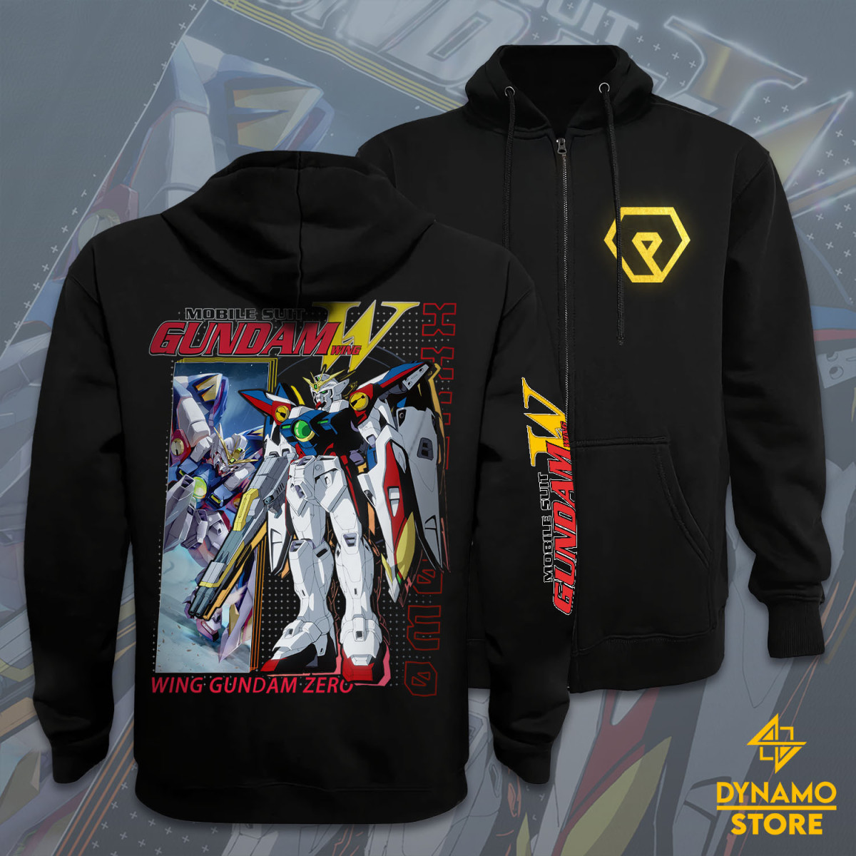 XXXG 00W0 Wing Gundam Zero - Mobile Suit Gundam Wing - Poleron - MYTHRIL PRINT