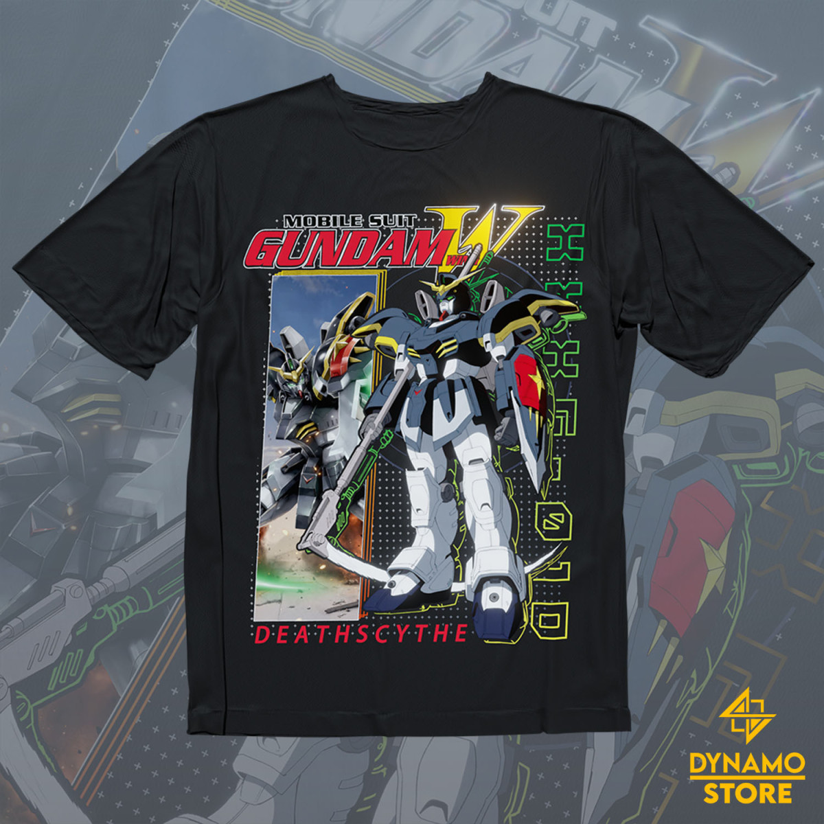 XXXG 01D Gundam Deathscythe - Mobile Suit Gundam Wing - Polera - MYTHRIL PRINT
