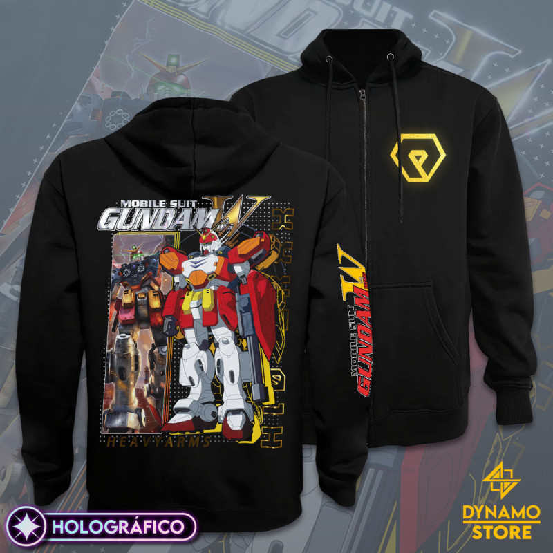 XXXG 01H Gundam Heavyarms - Mobile Suit Gundam Wing - Poleron Holográfica - MYTHRIL PRINT
