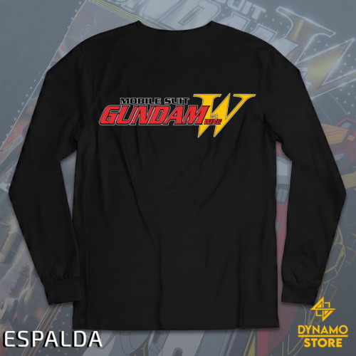 XXXG 01H Gundam Heavyarms - Mobile Suit Gundam Wing - Polera Manga Larga Holográfica - MYTHRIL PRINT
