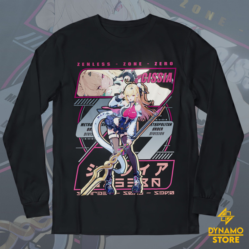 Cissia - Zenless Zone Zero - Polera Manga Larga - MYTHRIL PRINT