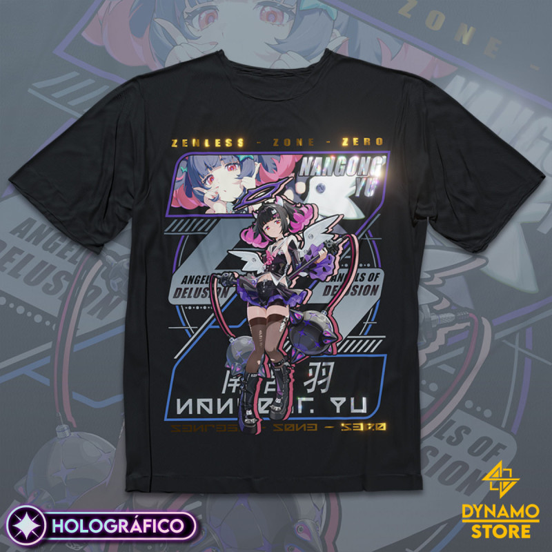 Nangong Yu Rhapsodys Muse - Zenless Zone Zero - Polera Holográfica - MYTHRIL PRINT