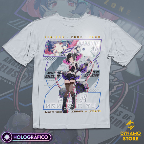 Nangong Yu Rhapsodys Muse - Zenless Zone Zero - Polera Holográfica - MYTHRIL PRINT