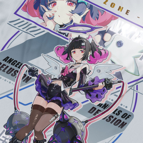 Nangong Yu Rhapsodys Muse - Zenless Zone Zero - Polera Holográfica - MYTHRIL PRINT