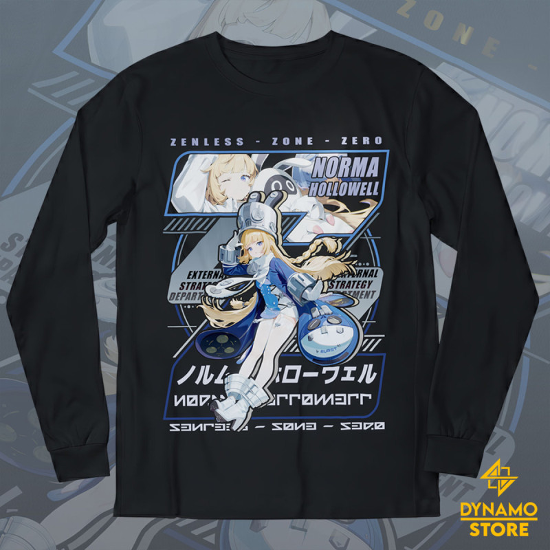 Norma Hollowell - Zenless Zone Zero - Polera Manga Larga - MYTHRIL PRINT