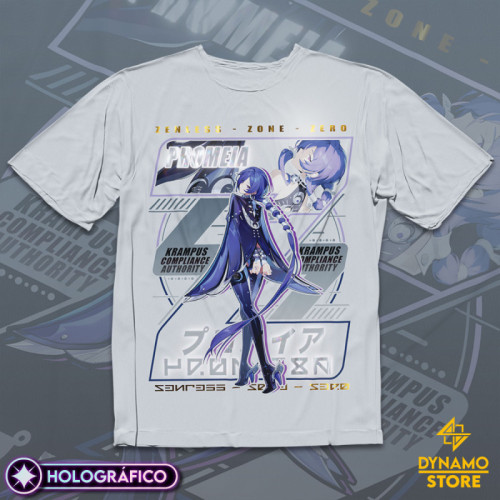Promeia - Zenless Zone Zero - Polera Holográfica - MYTHRIL PRINT
