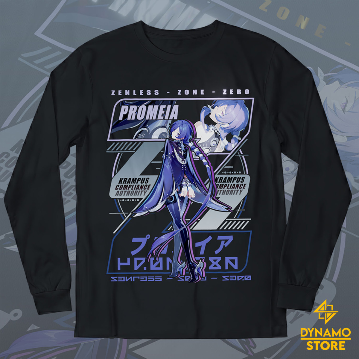 Promeia - Zenless Zone Zero - Polera Manga Larga - MYTHRIL PRINT