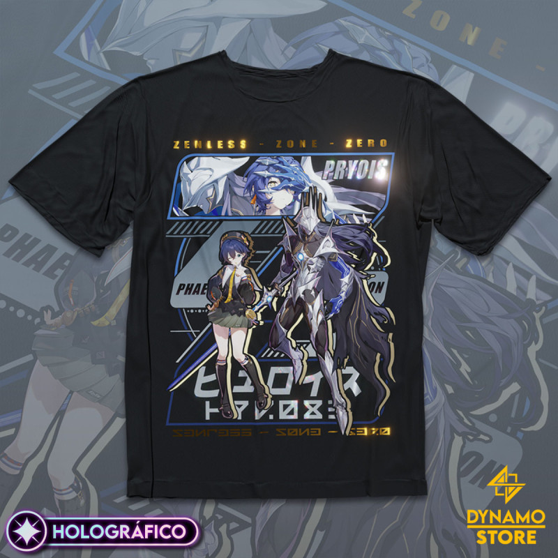 Pyrois Belle - Zenless Zone Zero - Polera Holográfica - MYTHRIL PRINT
