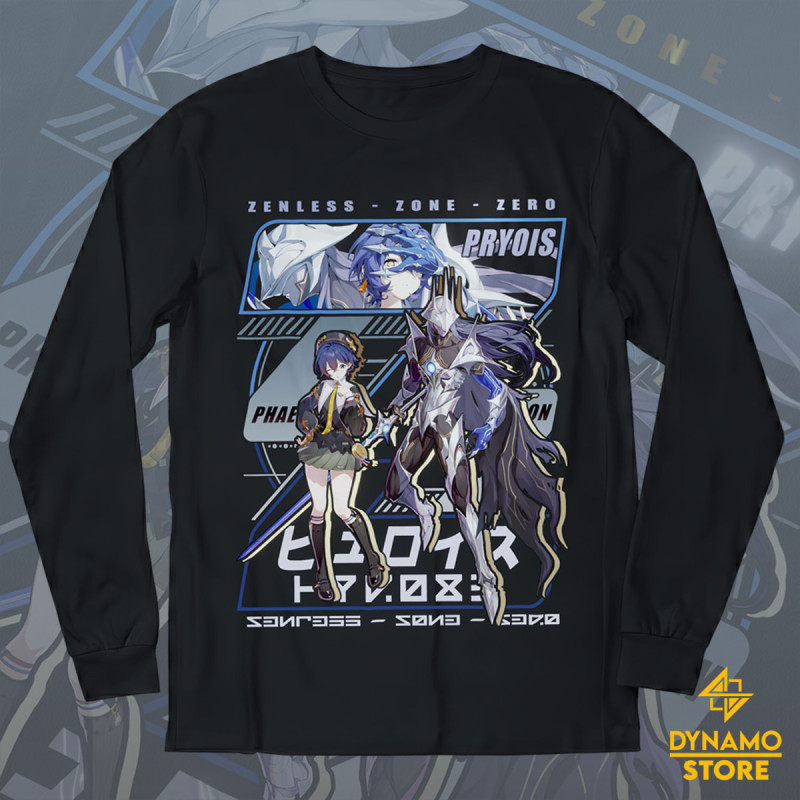 Pyrois Belle - Zenless Zone Zero - Polera Manga Larga - MYTHRIL PRINT