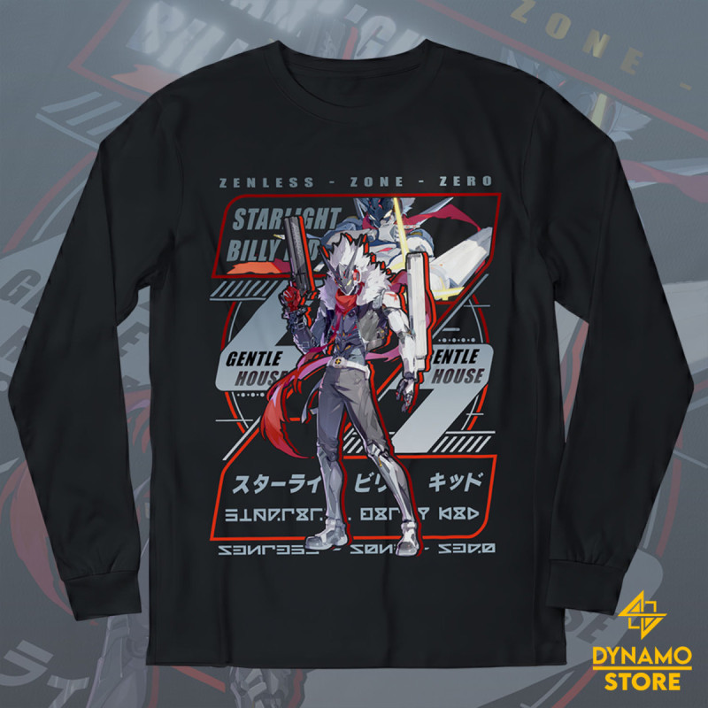 Starlight Billy Kid - Zenless Zone Zero - Polera Manga Larga - MYTHRIL PRINT