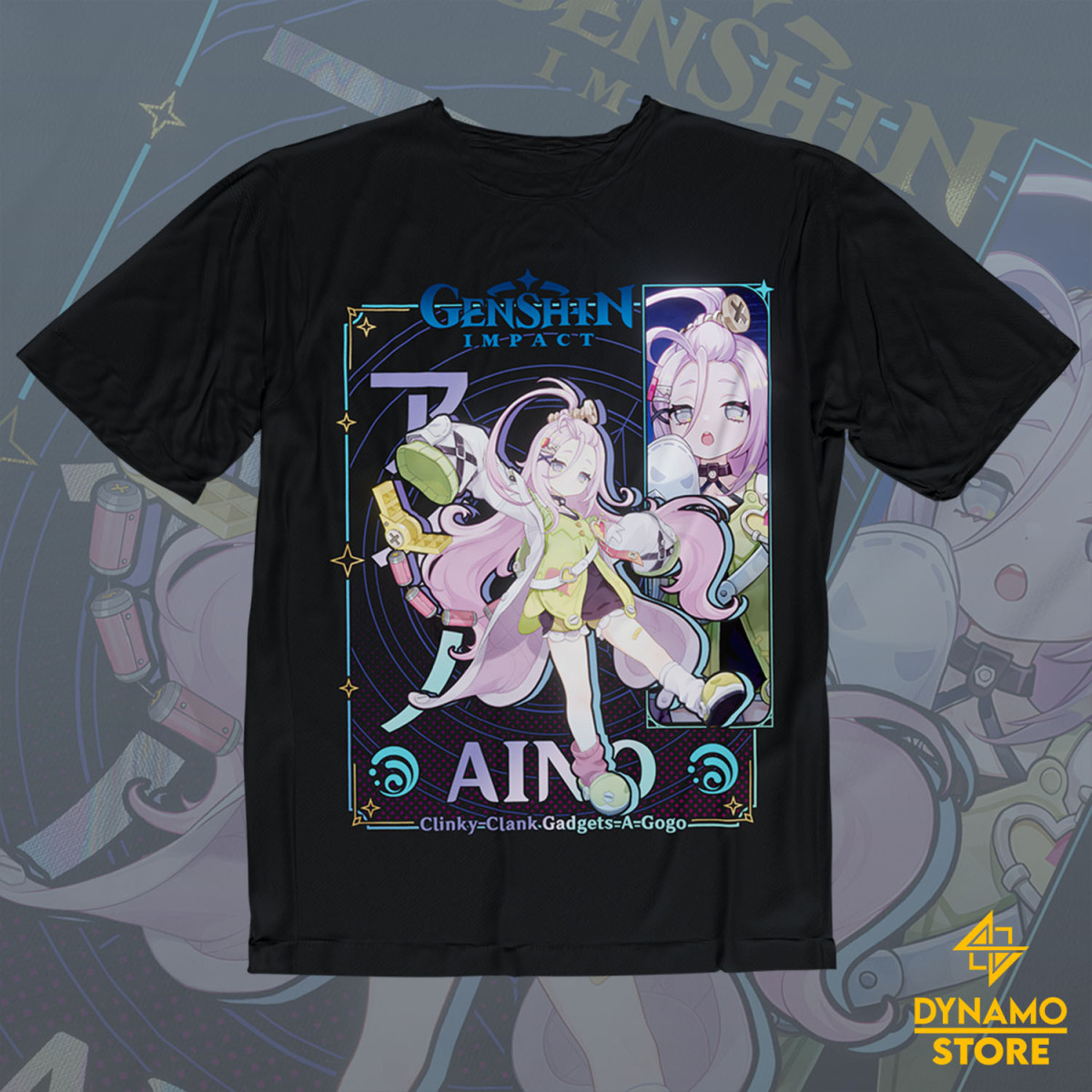 Aino - Genshin Impact - Polera - MYTHRIL PRINT
