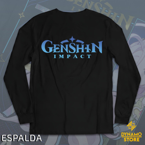 Aino - Genshin Impact - Polera Manga Larga Holográfica - MYTHRIL PRINT