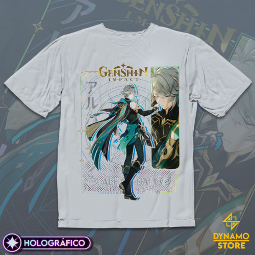 Alhaitham - Genshin Impact - Polera Holográfica - MYTHRIL PRINT