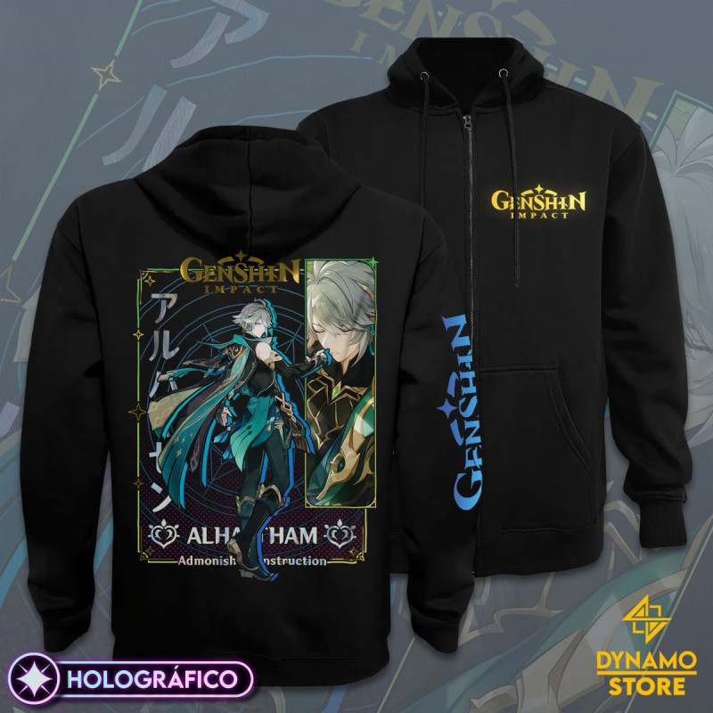 Alhaitham - Genshin Impact - Poleron Holográfica - MYTHRIL PRINT