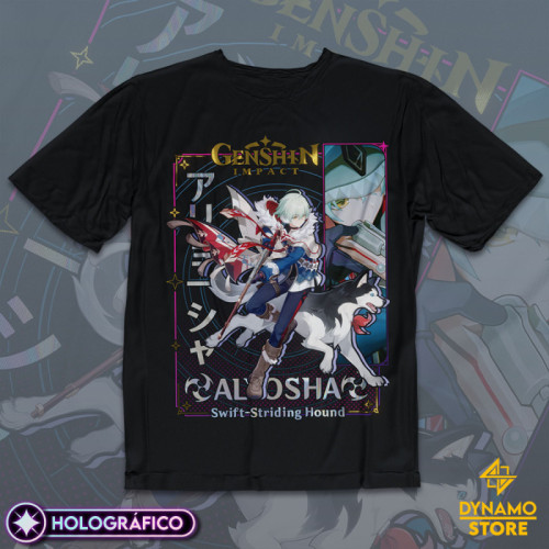 Alyosha - Genshin Impact - Polera Holográfica - MYTHRIL PRINT