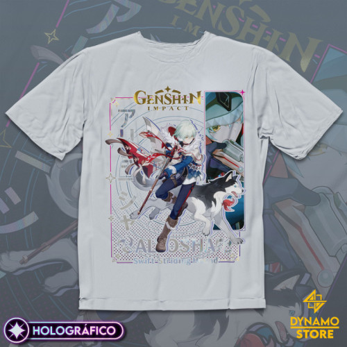 Alyosha - Genshin Impact - Polera Holográfica - MYTHRIL PRINT
