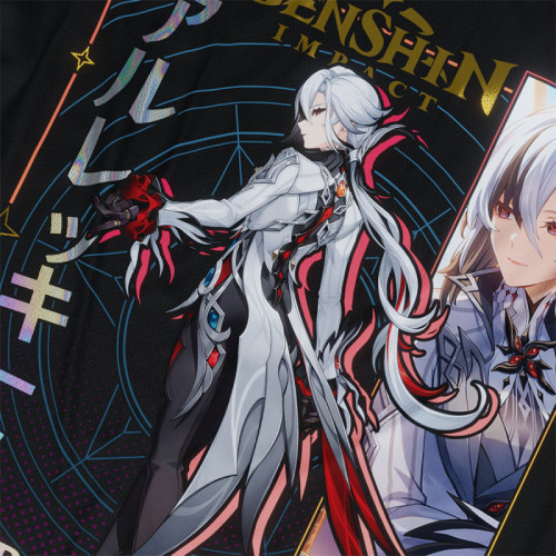 Arlecchino - Genshin Impact - Polera Holográfica - MYTHRIL PRINT