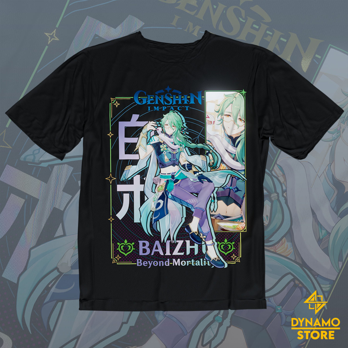 Baizhu - Genshin Impact - Polera - MYTHRIL PRINT