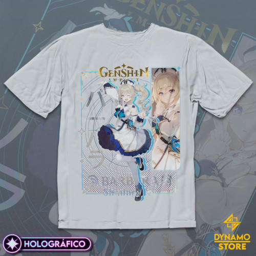 Barbara - Genshin Impact - Polera Holográfica - MYTHRIL PRINT