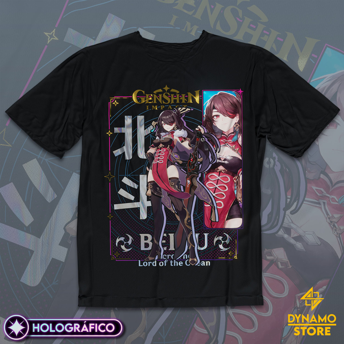 Beidu - Genshin Impact - Polera Holográfica - MYTHRIL PRINT