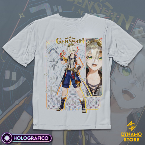 Bennett - Genshin Impact - Polera Holográfica - MYTHRIL PRINT