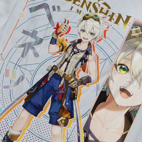 Bennett - Genshin Impact - Polera Holográfica - MYTHRIL PRINT