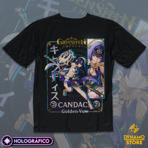 Candace - Genshin Impact - Polera Holográfica - MYTHRIL PRINT