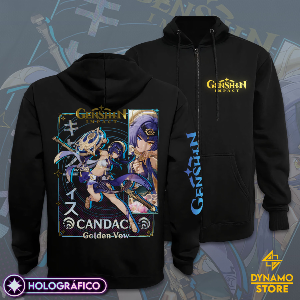 Candace - Genshin Impact - Poleron Holográfica - MYTHRIL PRINT