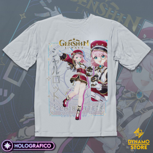 Charlotte - Genshin Impact - Polera Holográfica - MYTHRIL PRINT