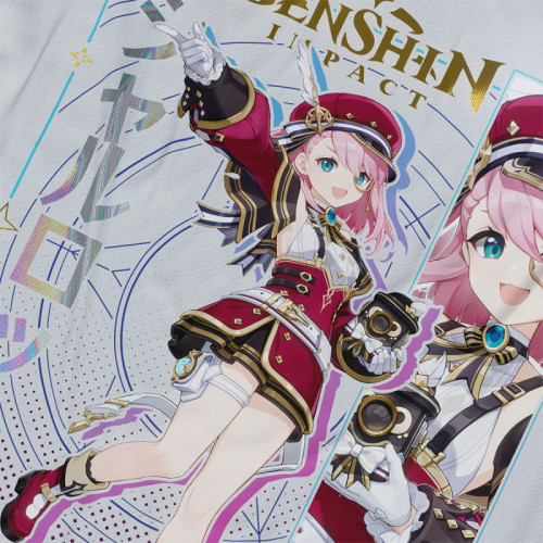 Charlotte - Genshin Impact - Polera Holográfica - MYTHRIL PRINT
