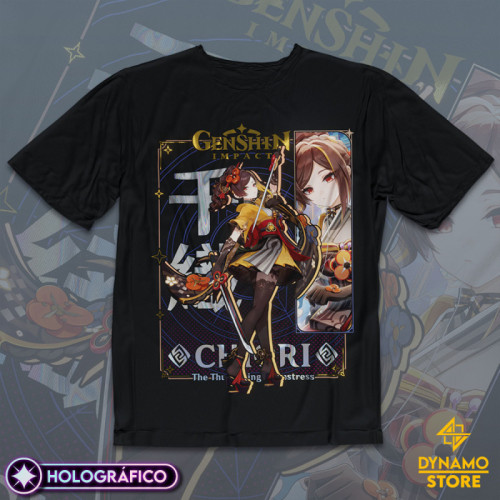 Chiori - Genshin Impact - Polera Holográfica - MYTHRIL PRINT
