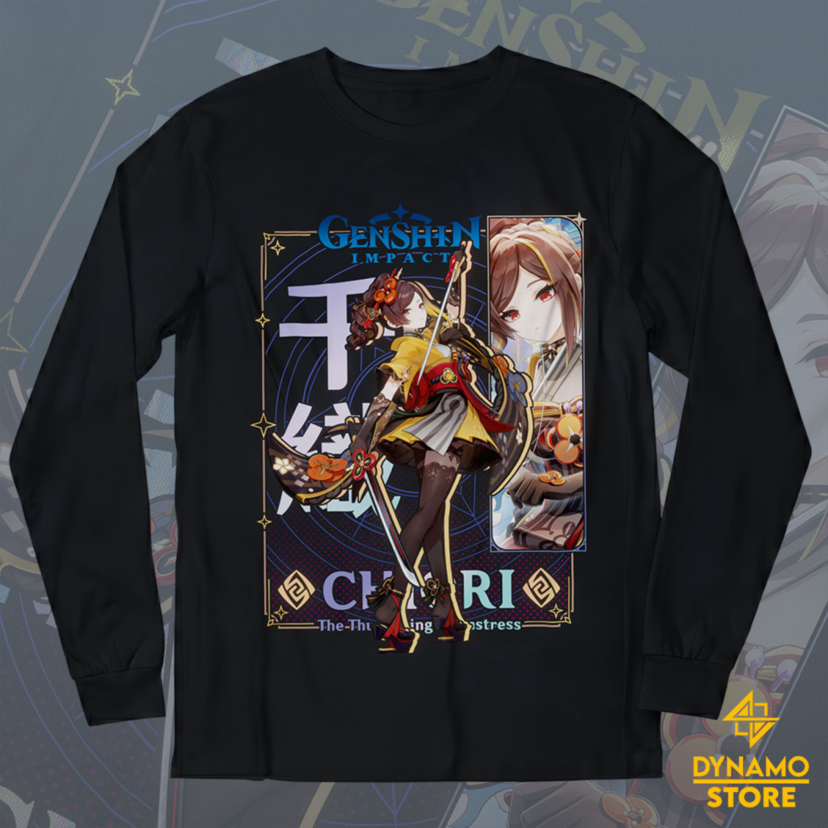 Chiori - Genshin Impact - Polera Manga Larga - MYTHRIL PRINT