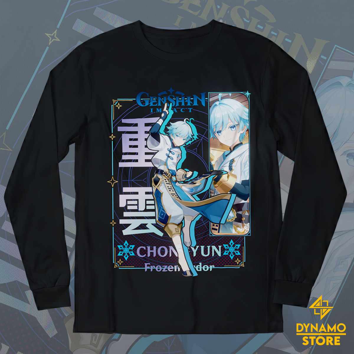 Chongyun - Genshin Impact - Polera Manga Larga - MYTHRIL PRINT