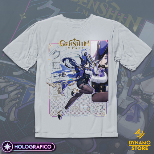 Clorinde - Genshin Impact - Polera Holográfica - MYTHRIL PRINT